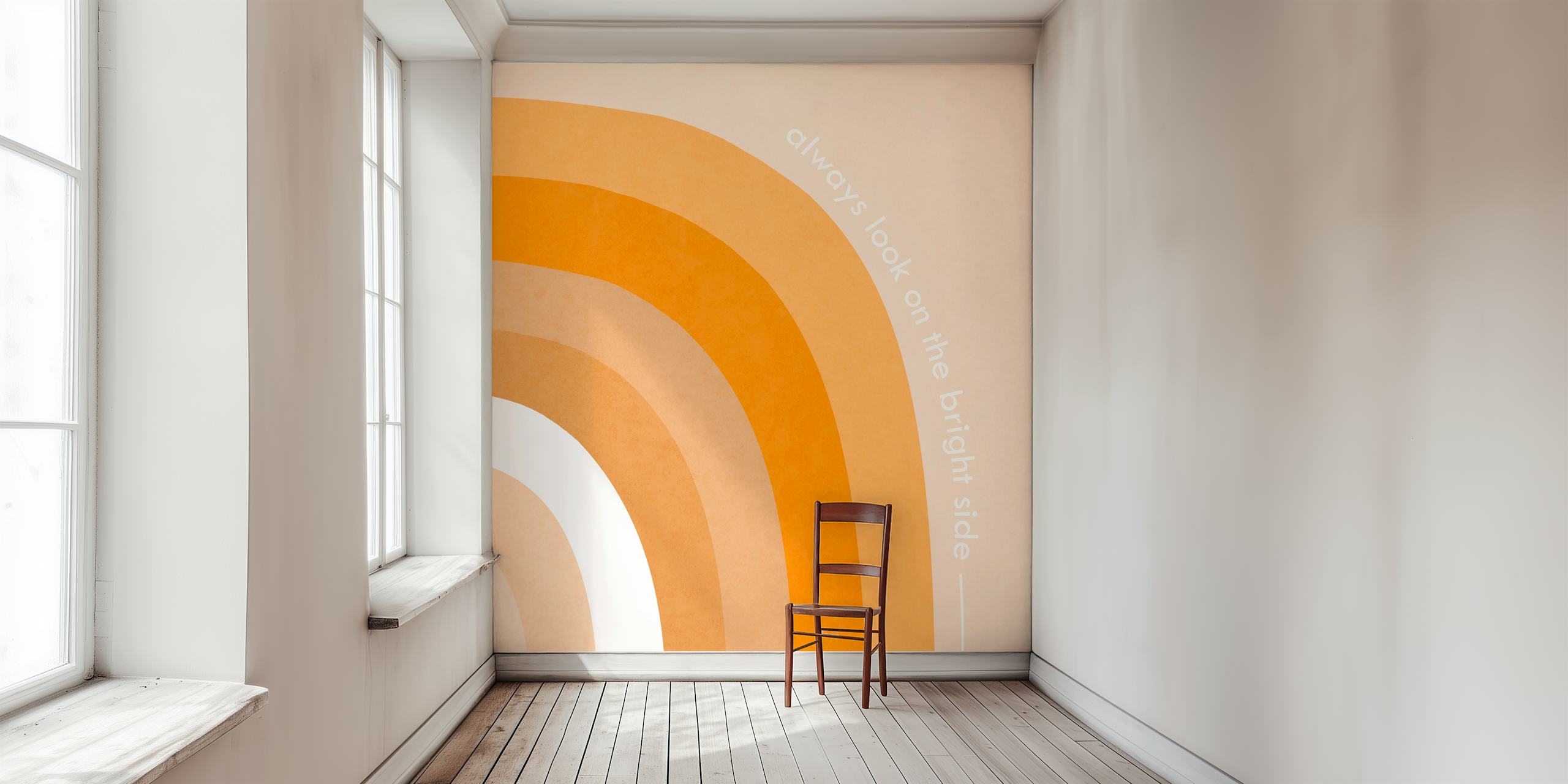 Papel de parede Bright Side em um quarto
