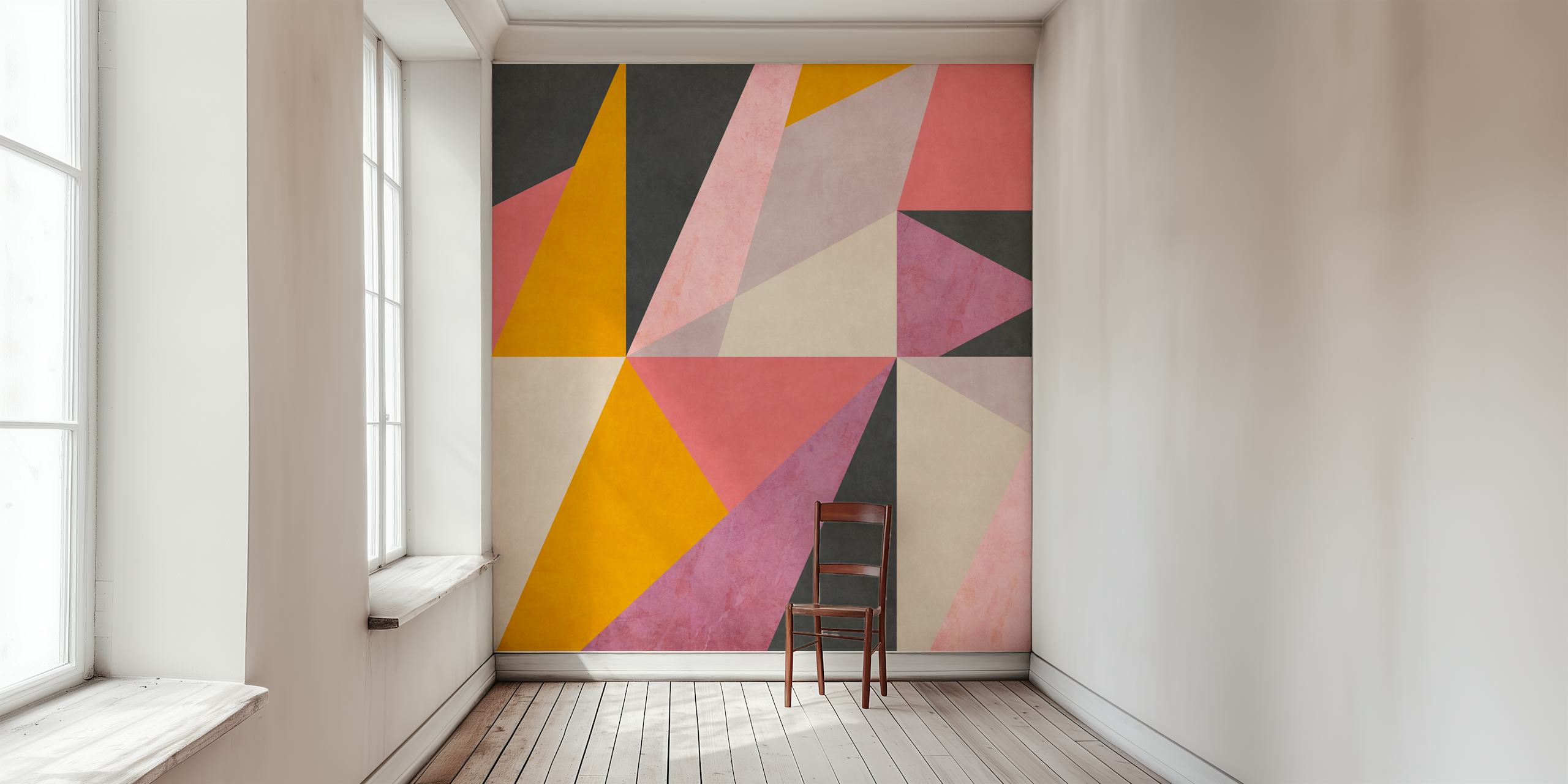 Geometric with Triangles mönster i rummet