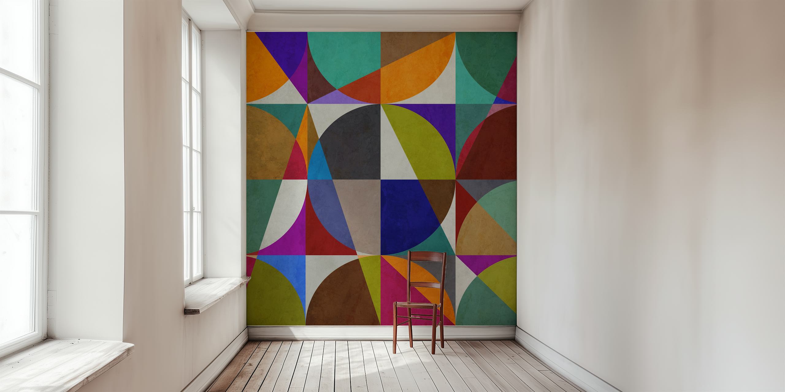 Kolorowy geometryczny wzór