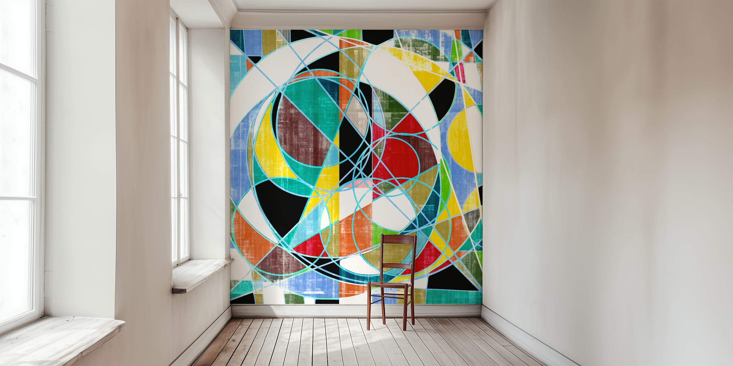 Tapeta Stained Glass Window 2 w pokoju
