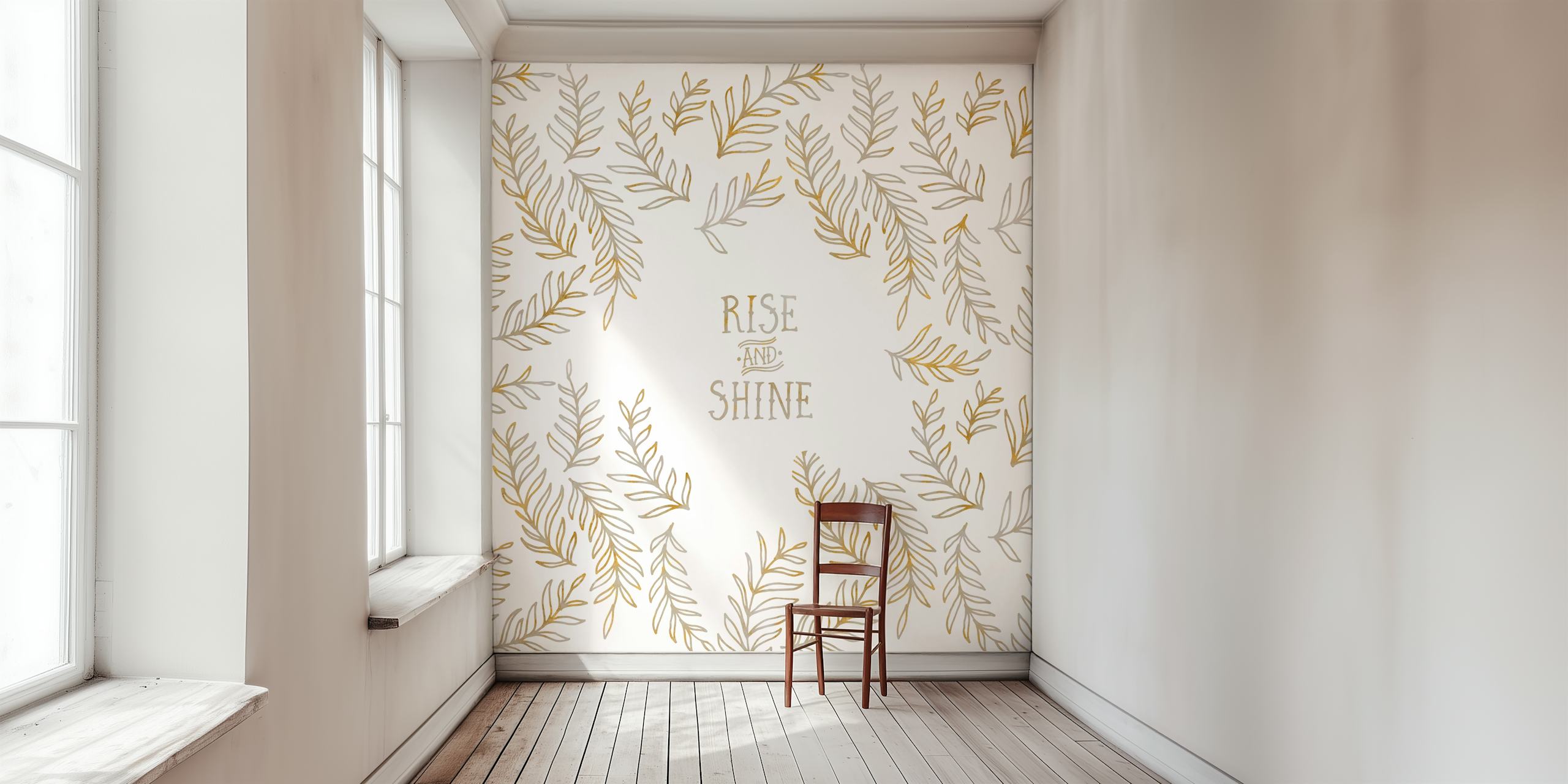 Graphic Art Rise And Shine Motivo Carta Da Parati