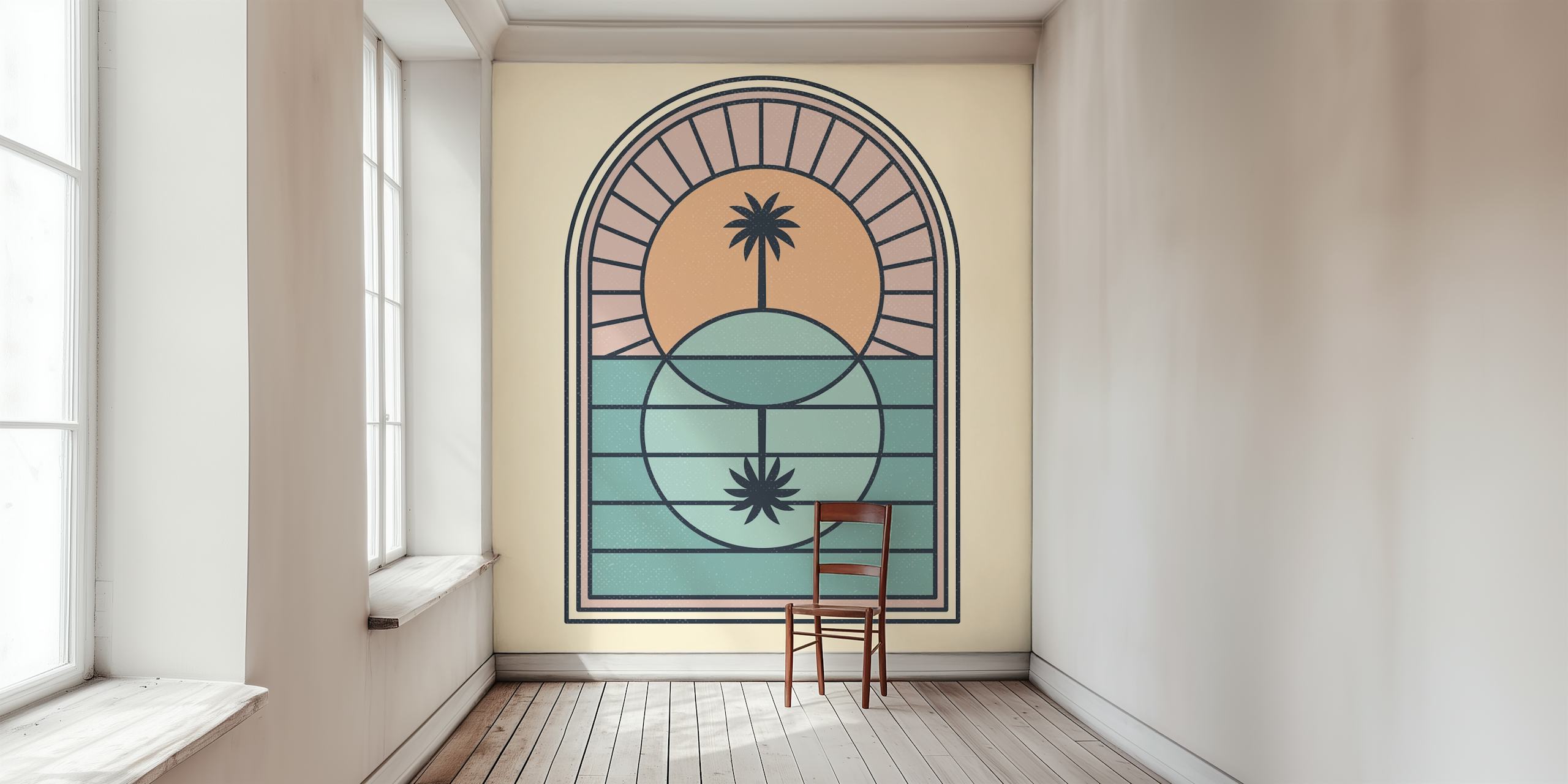 Tapeta Venn Island w aranżacji pokoju