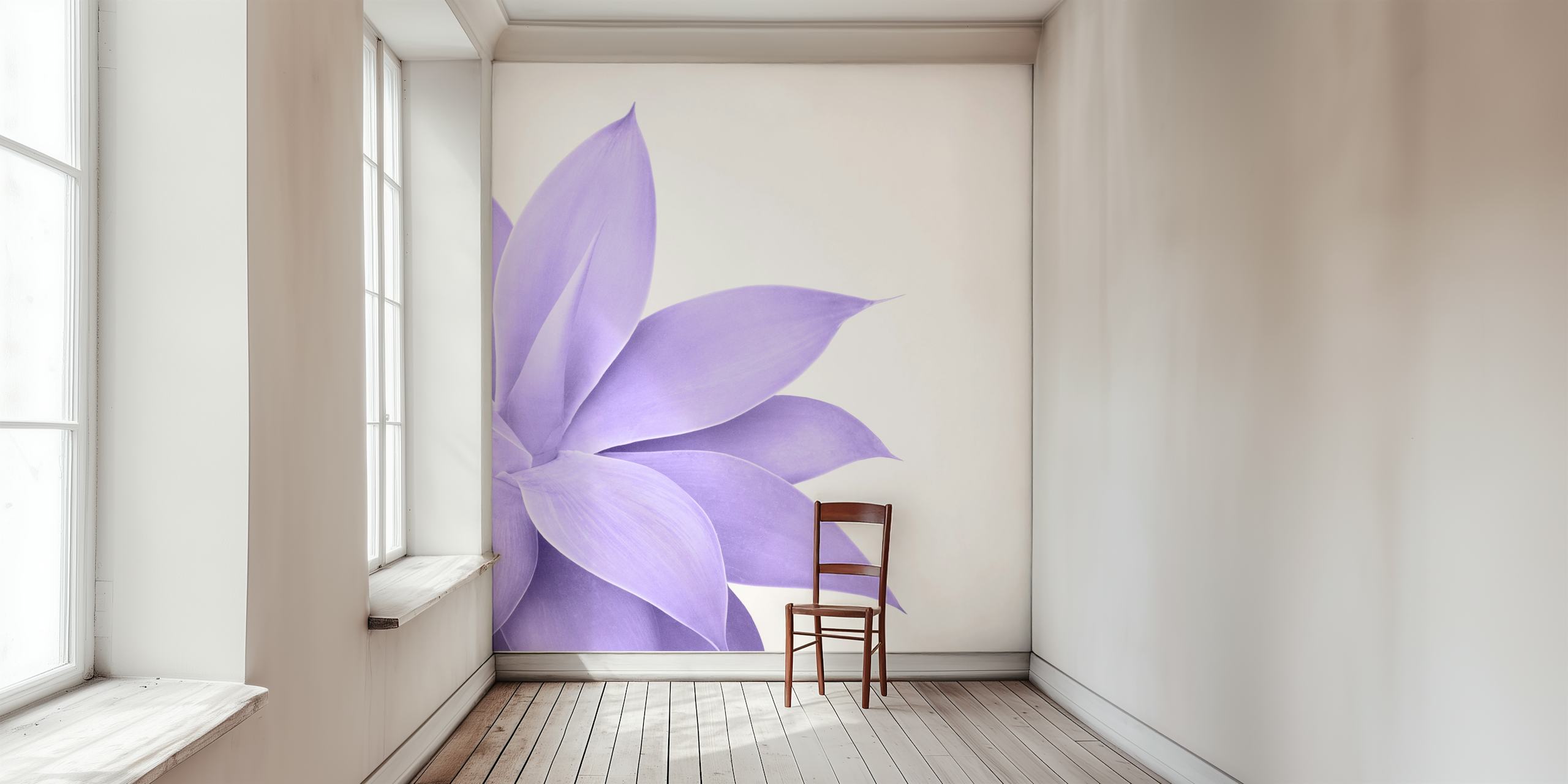 Agave Finesse 9 Ultra Violet papier peint dans une pièce