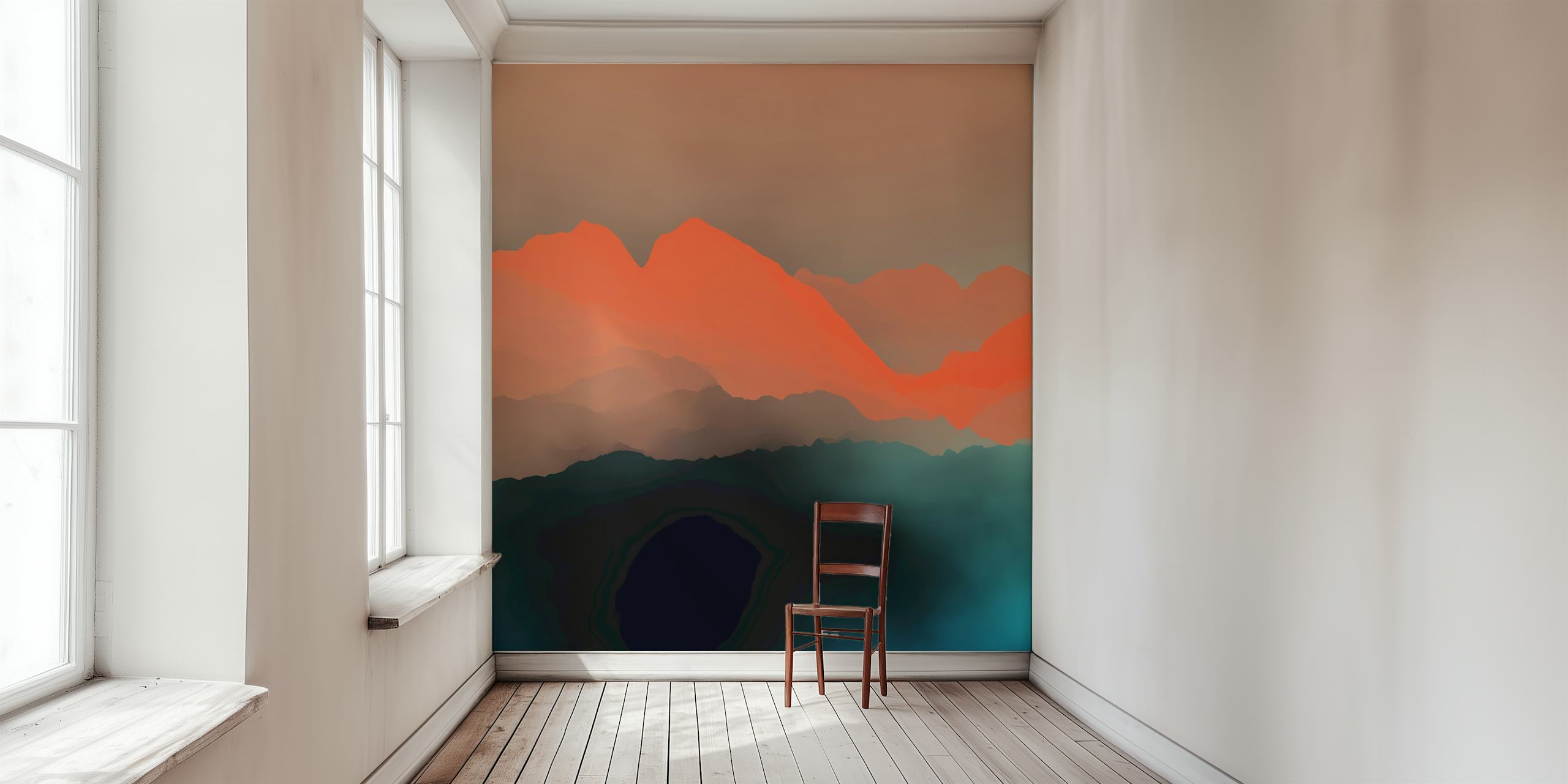 Beautiful Mountains 12 tapeta u sobi