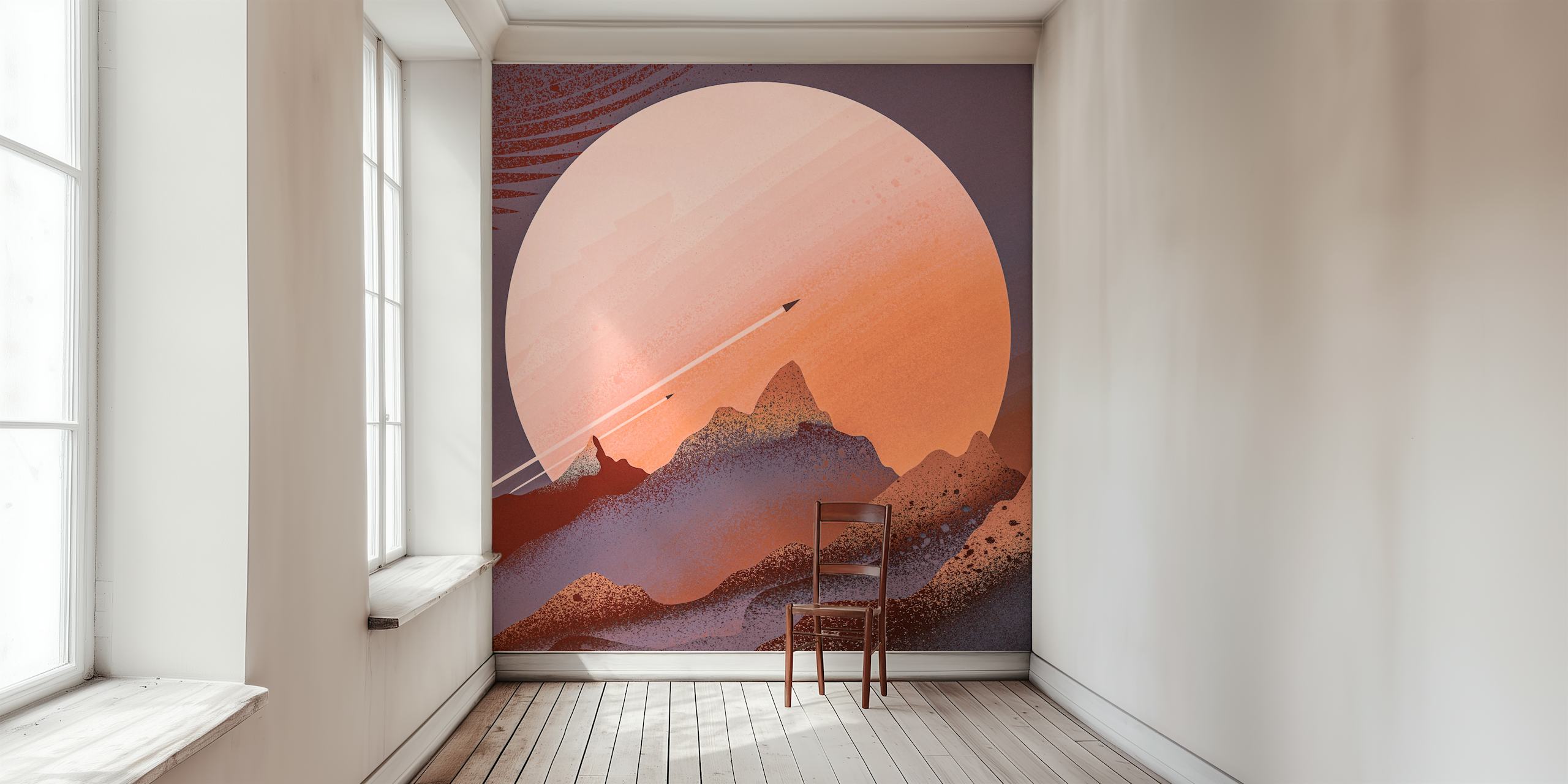 Zidna obloga Jupiter mountains u stilskoj sobi