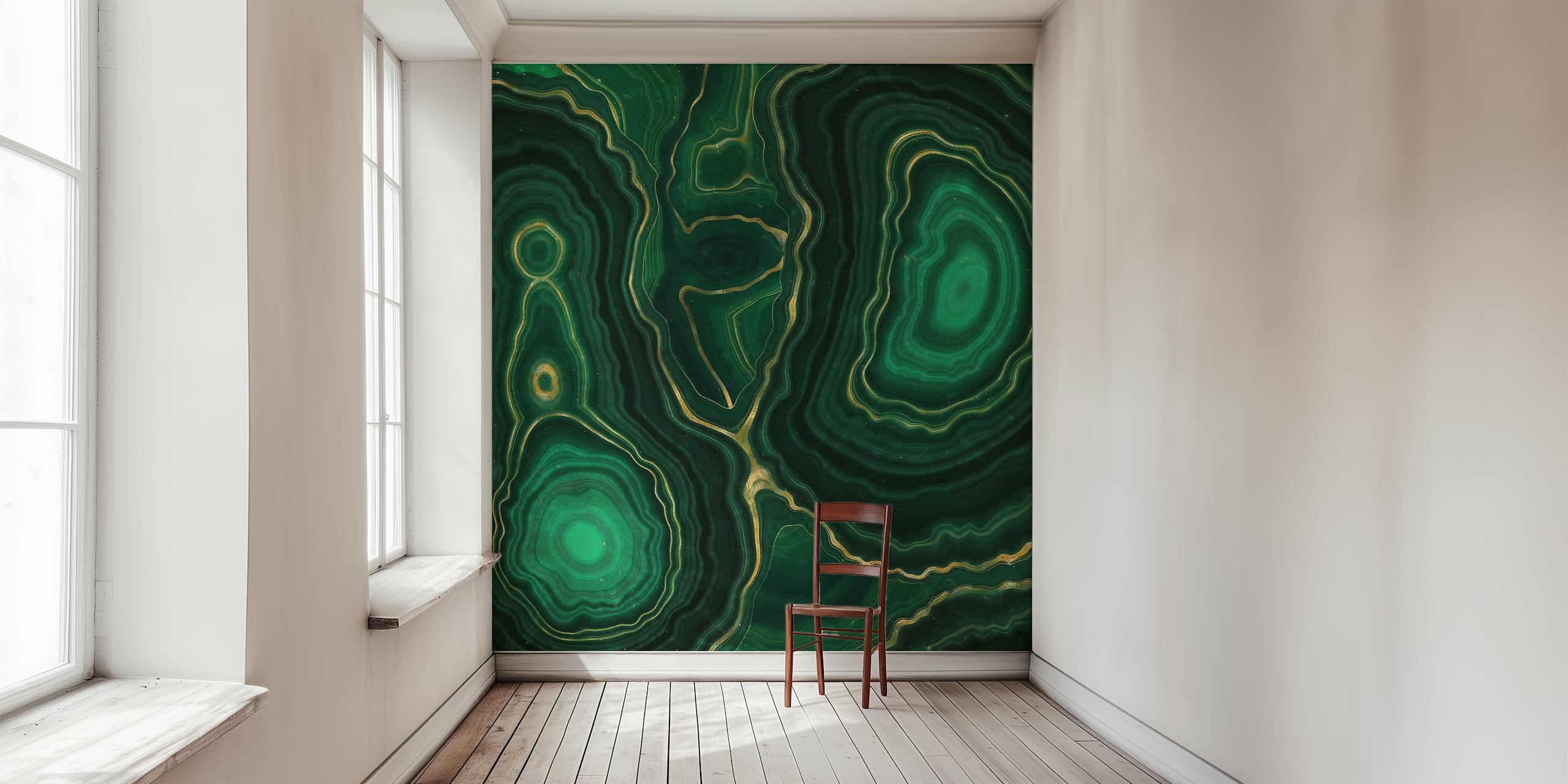 Elegantna tekstura smaragdnog mramora