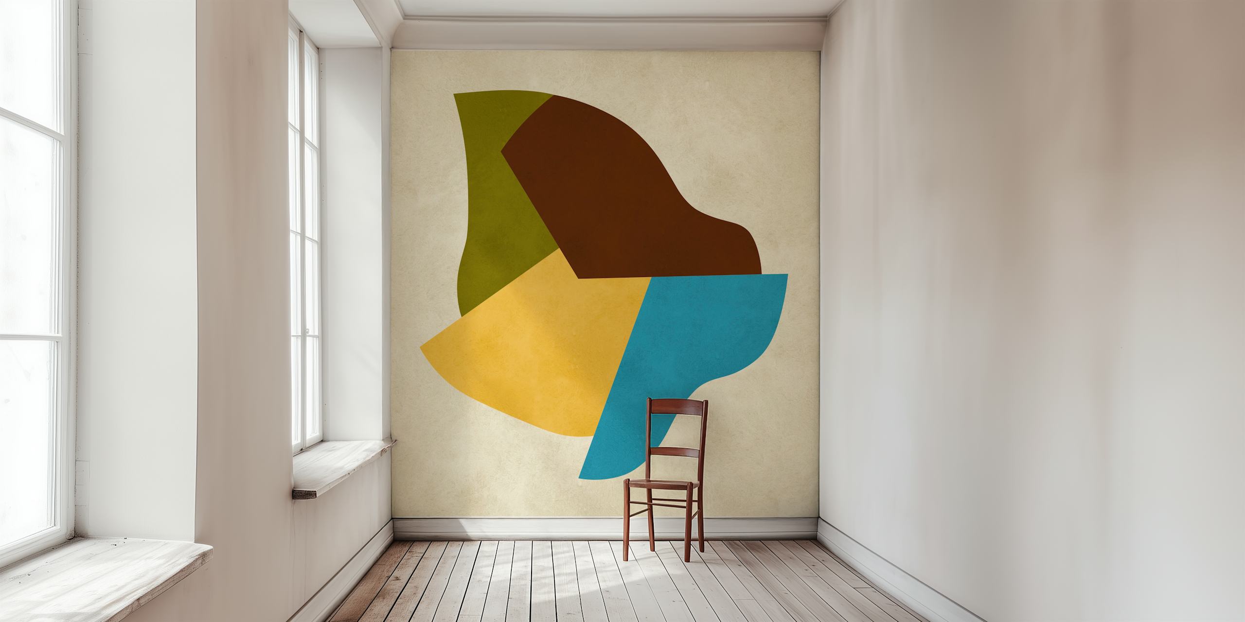 Modern and contemporary wallpaper in a room