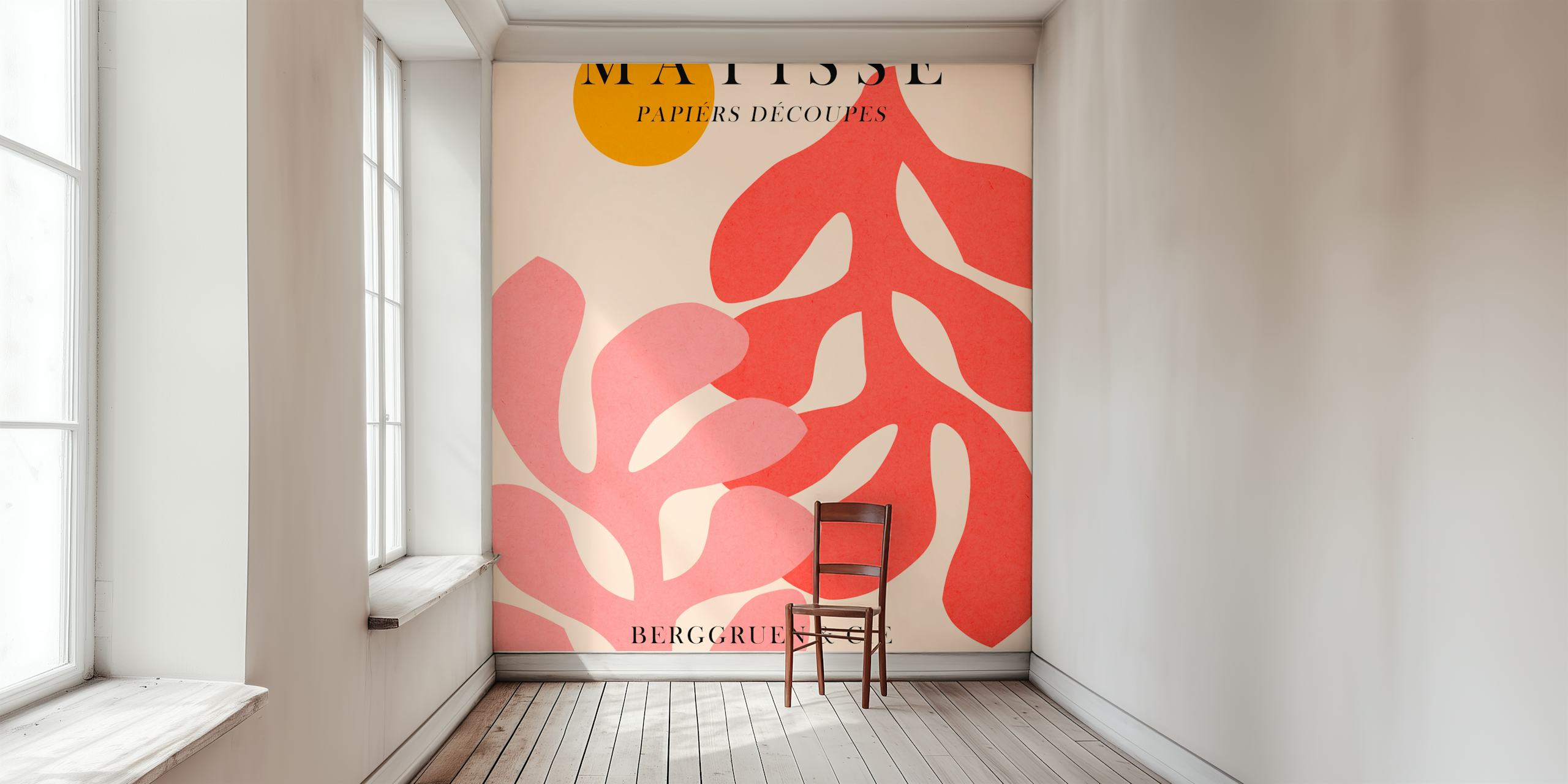Matisse poster design on wall