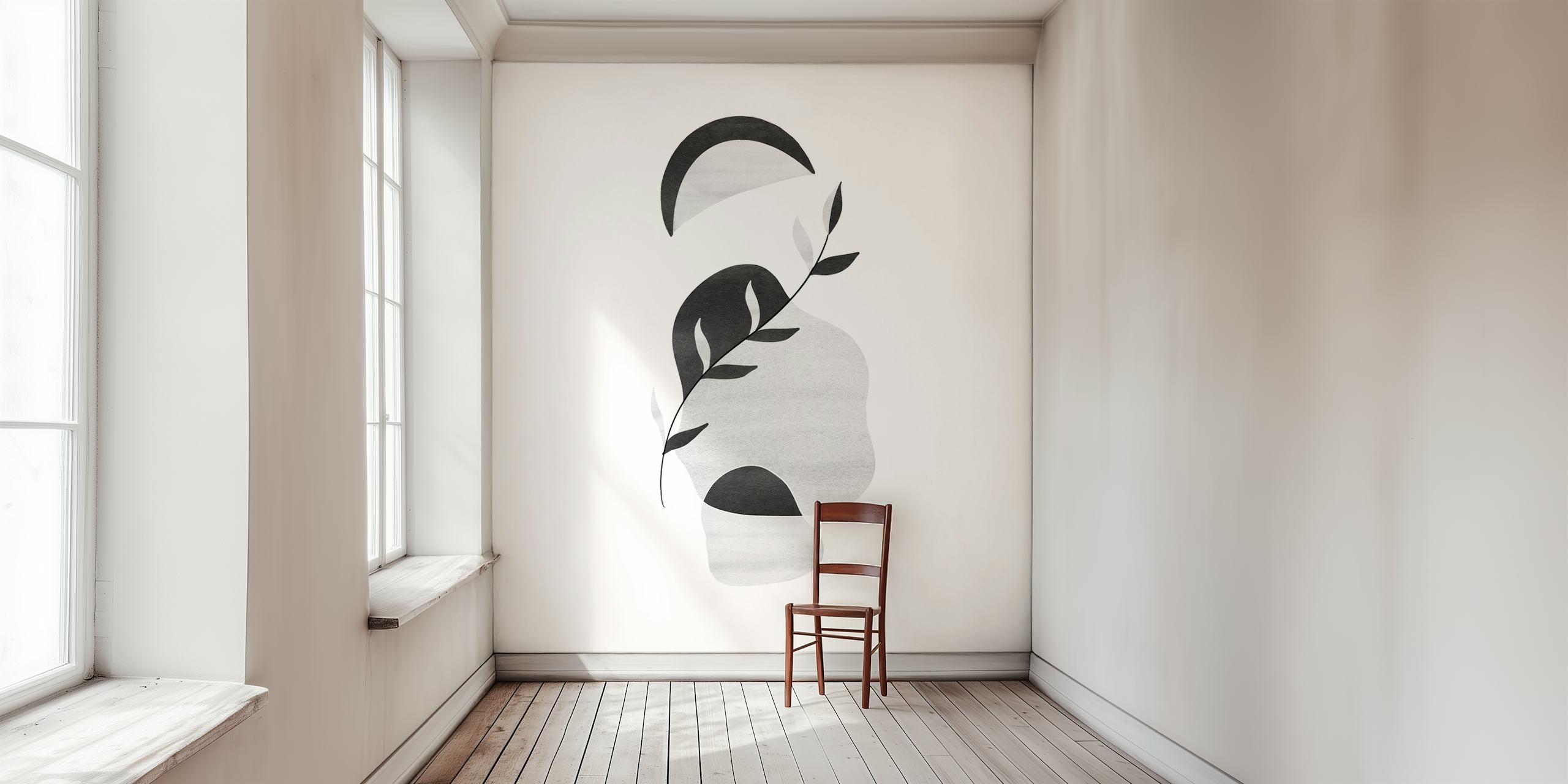 Yin Yang Balance tapetdesign i rum