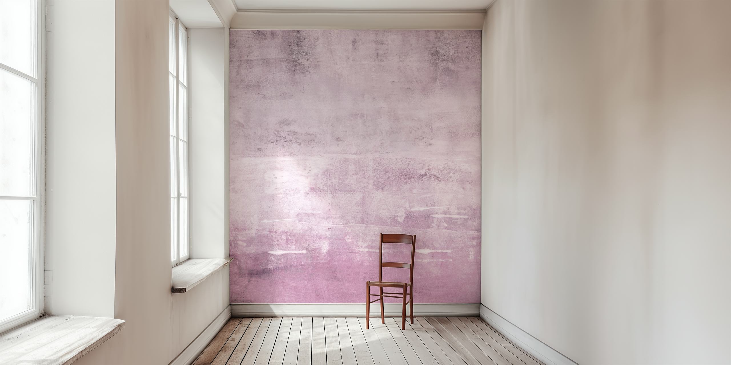 Soft malva texture tapet i ett rum