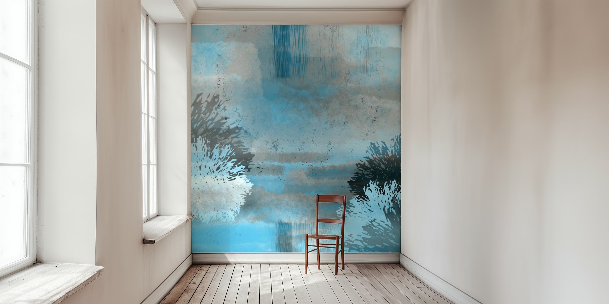 Waiting For My Love wallpaper displayed in a room