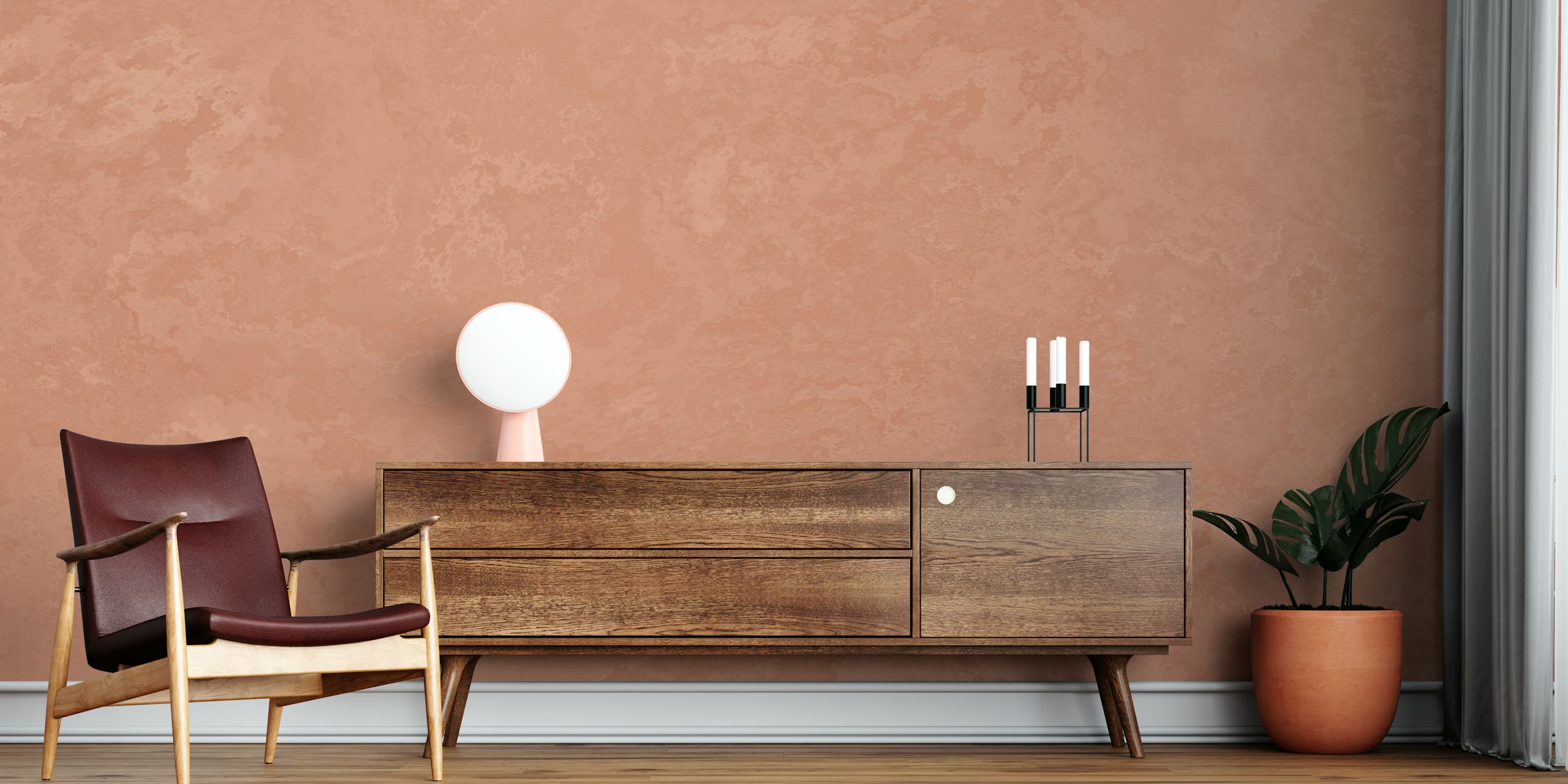 Soft Pink Concrete Texture tapettisuunnittelu