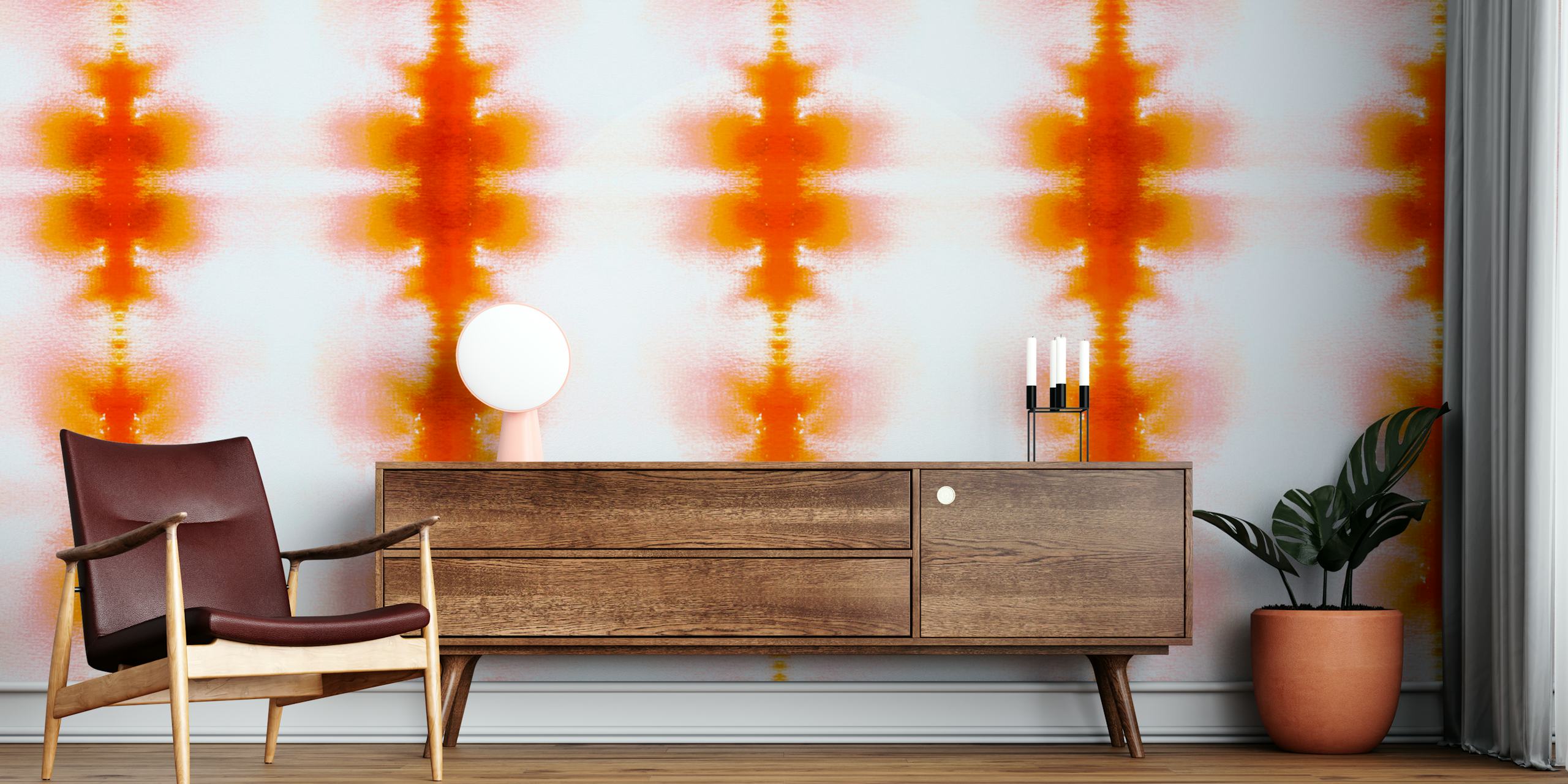 Morning Sun wallpaper in a bright room