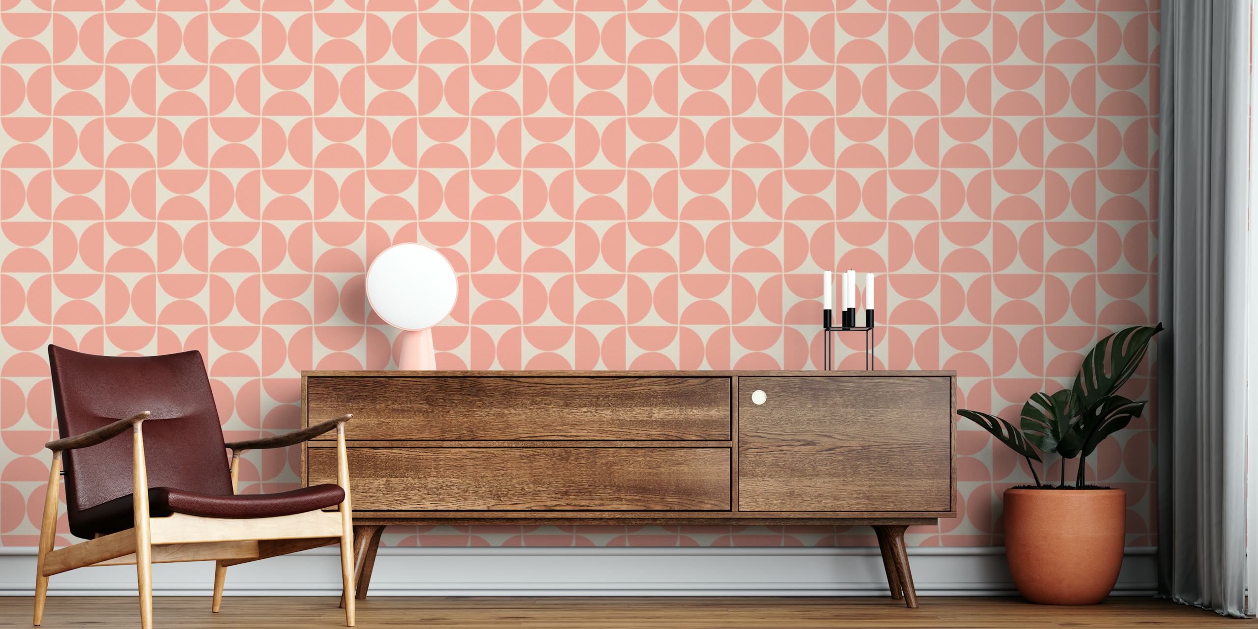 Mid-Century Modern wallpaper design